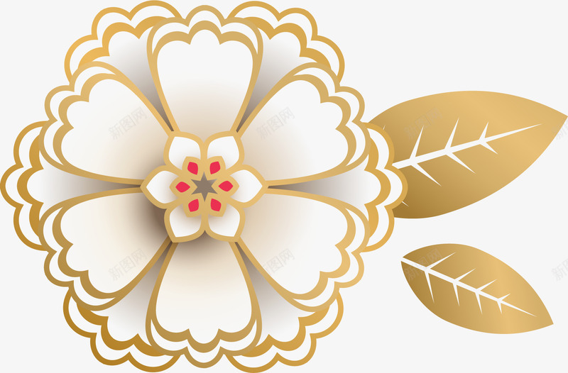 白色微立体新式雕花花朵png免抠素材_88icon https://88icon.com 3D立体 微立体 新式雕花 白色 矢量图案 花朵 装饰图案