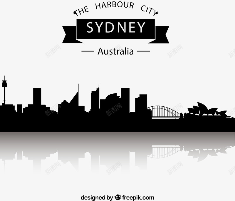 创意悉尼城市剪影png免抠素材_88icon https://88icon.com png素材 创意 城市剪影 悉尼