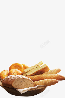 甜点店面包馆里面的面包高清图片