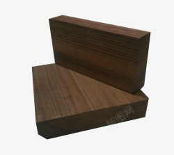原始木材棕红色木材加工原料木板高清图片