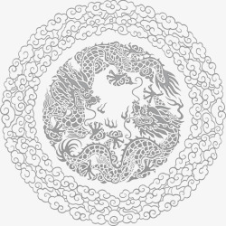 中国复古镂空雕花中国风复古风镂空花纹底纹装饰高清图片