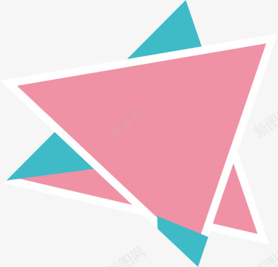 三角几何三角形标签图标图标