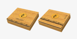 海参礼盒竹纹素材