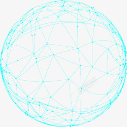 分子细胞几何化学科技元素高清图片