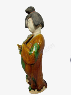 雕塑女人唐代女人雕塑高清图片