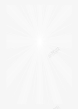 白色光束免抠png白色放射光源效果图高清图片