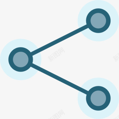 圆朵分享图标图标