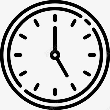 施华洛世奇手表时钟图标图标
