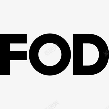网络符号eFOD的社会标志图标图标