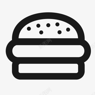快餐店汉堡icon图标图标