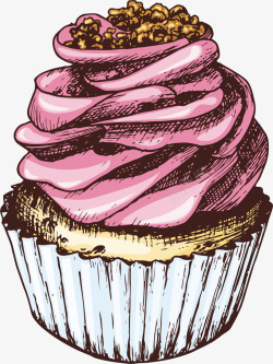 下午茶蛋糕矢量图素材