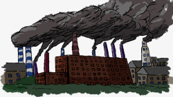 环境恶劣工厂污染高清图片