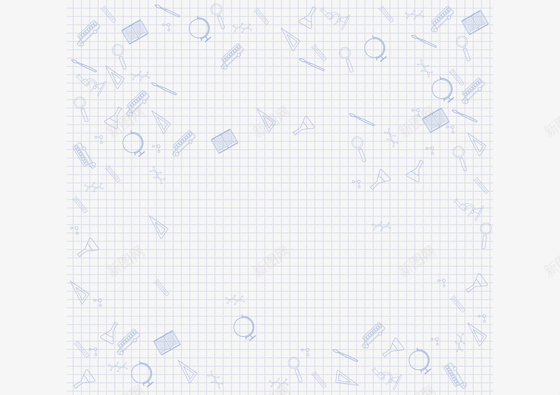 简笔格子底纹png免抠素材_88icon https://88icon.com 手绘教学仪器 教师招聘 教育 求才 海报背景 矢量源文件 老师 蓝色