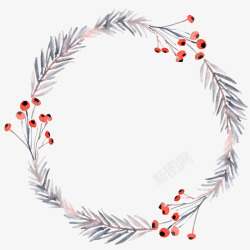 文艺清新花草海报装饰素材