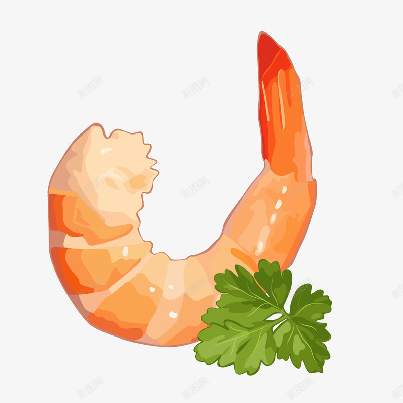 红色大虾海鲜食物png免抠素材_88icon https://88icon.com 大虾 海鲜 红色 食物