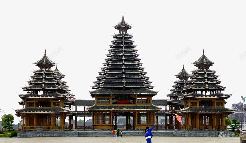 古典建筑芷江风雨楼png免抠素材_88icon https://88icon.com 侗族 侗族鼓楼 古典 少数民族 建筑 芷江 阁楼 鼓楼