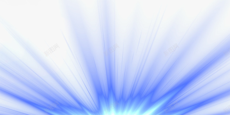 蓝色放射光png免抠素材_88icon https://88icon.com 光 光线 图案设计 蓝色的光