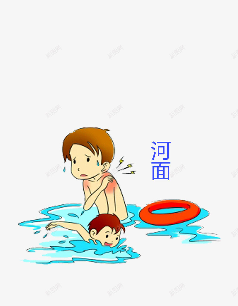 河面抽筋png免抠素材_88icon https://88icon.com 休息 休闲 抽筋 树 水源 河面 游泳 花草 避暑 风