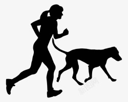 听话训练小狗跑步图标高清图片