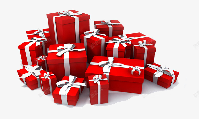 精美的红色礼物盒png免抠素材_88icon https://88icon.com 圣诞节 新年 礼包 礼品 礼物 礼物盒3D展示 红色礼盒 节日庆典