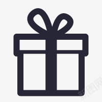 礼盒包装礼物图标图标
