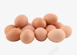 鸡蛋实物一堆红色鸡蛋高清图片