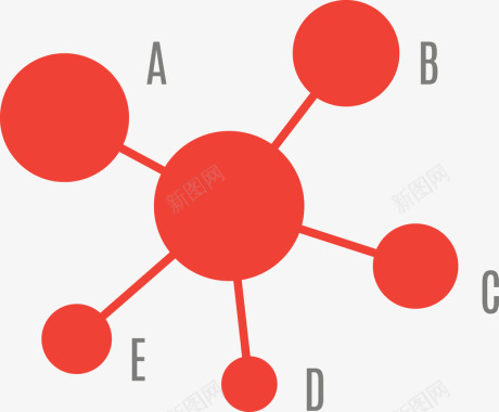 商务科技AEPPT圆形分佈图图标图标
