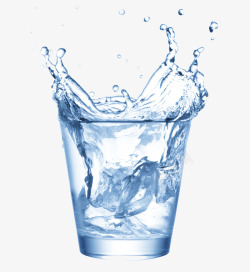 一杯水透明清澈的一杯水高清图片
