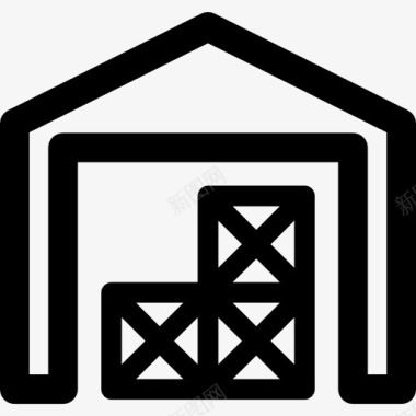 logo仓库图标图标