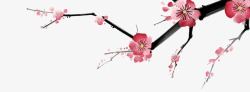 重阳节海报设计梅花树枝元素高清图片