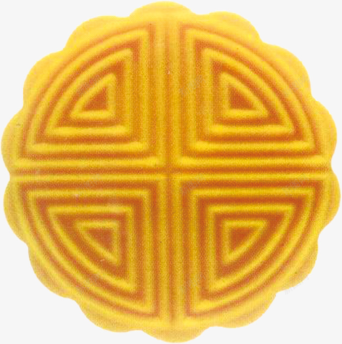 黄色方格样式月饼png免抠素材_88icon https://88icon.com 方格 月饼 样式 黄色