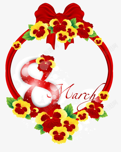 38妇女节创意png免抠素材_88icon https://88icon.com 38 光晕 创意 叶子 图库 妇女节 模板 素材 花朵 设计稿 边框