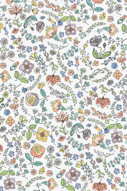 手绘水彩装饰图案素材