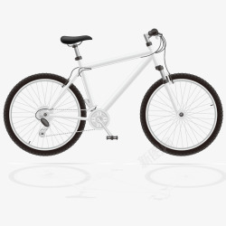 时尚的自行车时尚白色单车高清图片