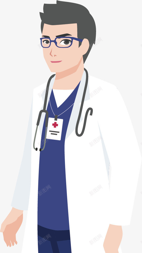 原创中国医生png免抠素材_88icon https://88icon.com 中国医生 动漫医生 医生人物 医生卡通 医生头像 医生插画 医生矢量 原创中国医生
