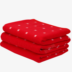 红色羊毛毯素材