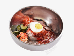 韩式泡菜拌冷面素材