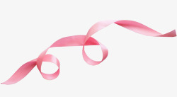 合成创意效果粉红色的彩带素材