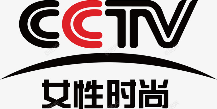 卡通时尚CCTV女性时尚logo图标图标