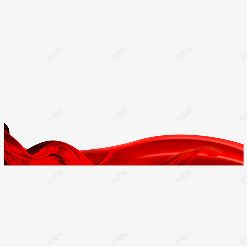 红色绸带装饰图案png免抠素材_88icon https://88icon.com 图案 新图网 红色 绸带 装饰 设计