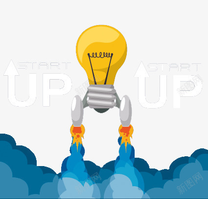 火箭灯泡矢量图eps免抠素材_88icon https://88icon.com 上升 主意大爆发 创意想法 创意灯泡 创新思维 手绘灯泡 排忧解难 火箭 灯泡 灯泡矢量素材 灵感 电灯泡 矢量图 解决方法的图标