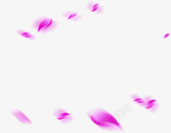 模糊紫色花瓣七夕情人节素材