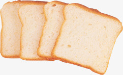 面包切片吐司面包高清图片