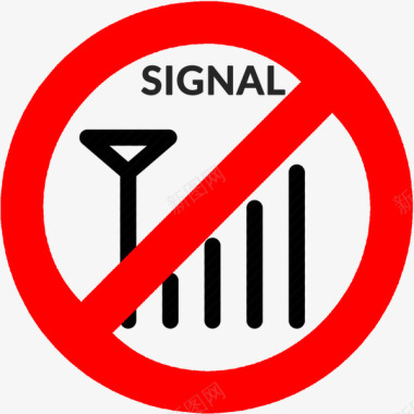 操作失败无网络信号标志图标图标