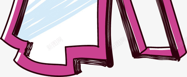 手绘时尚女性生活试衣镜png免抠素材_88icon https://88icon.com 手绘卡通 手绘时尚女性生活 晾衣架 购物袋 连衣裙 鞋子