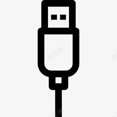 计算机USB充电器图标图标