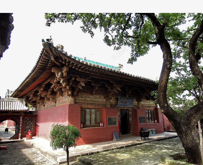 河北兴隆寺厢房psd免抠素材_88icon https://88icon.com 兴隆寺 厢房 寺院 旅游 河北