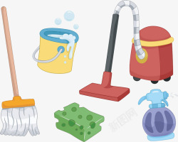 清洁卫生工具素材