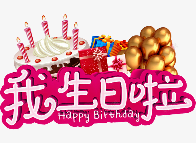 我生日啦png免抠素材_88icon https://88icon.com birthday 一周岁 周岁之喜 弥月之喜 满月之喜 生日 生日快乐 生日礼物 生日祝福 生日聚会 生日酒会 百天 蛋糕