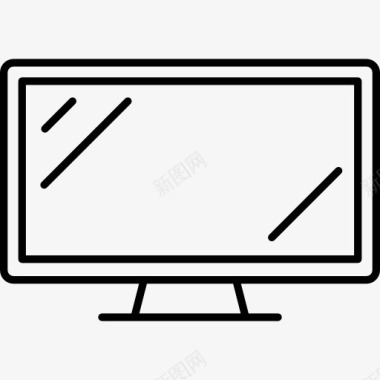 计算机数据大电视图标图标